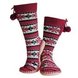 Chaussettes-chaussons chauffantes rouges, Glovii 40 - 44