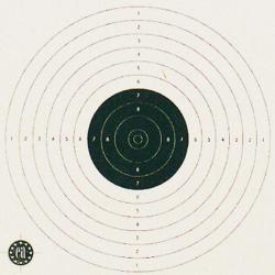 Cibles 17 x 17 Cm Pour Pistolet Match