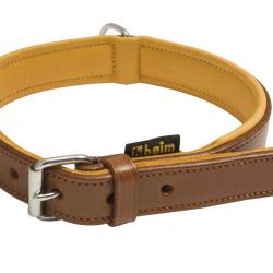 Collier Pour Chien En Cuir Doublé 65 Cm