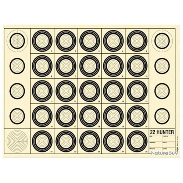 Cibles De Tir Benchrest Pour Calibre 22 LR