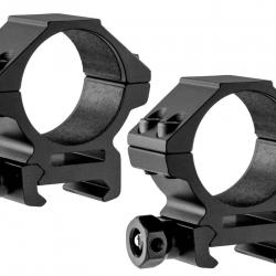 Collier de montage UTG pour rail Weaver/Picatinny diamètre 30 mm [14 mm]