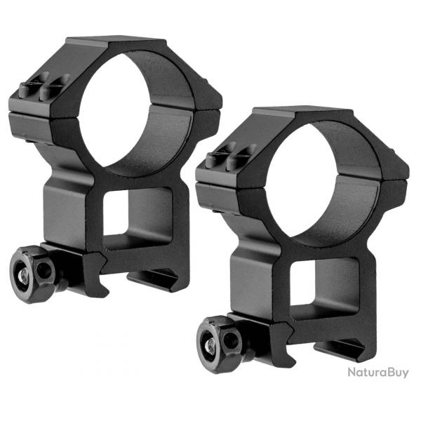 Collier de montage UTG pour rail Weaver/Picatinny diamtre 25,4 mm [18 mm]