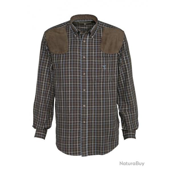 Chemise De Chasse Sologne Percussion Marron-XXXXL