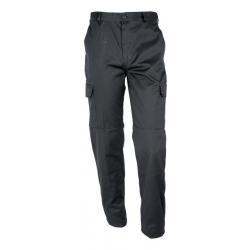 Pantalon basic polycoton Noir Idaho-46