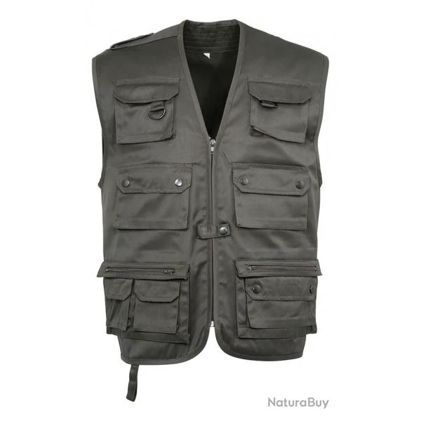 Gilet reporter uni kaki Idaho