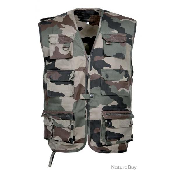 Gilet reporter uni camo Idaho