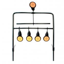 Portant 5 Cibles Pour Calibre 22 Lr