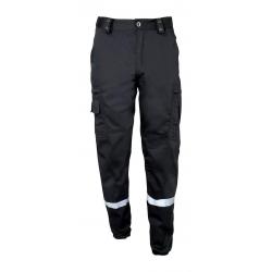 Pantalon Action Cityguard Bande rétro réfléchissantes noir