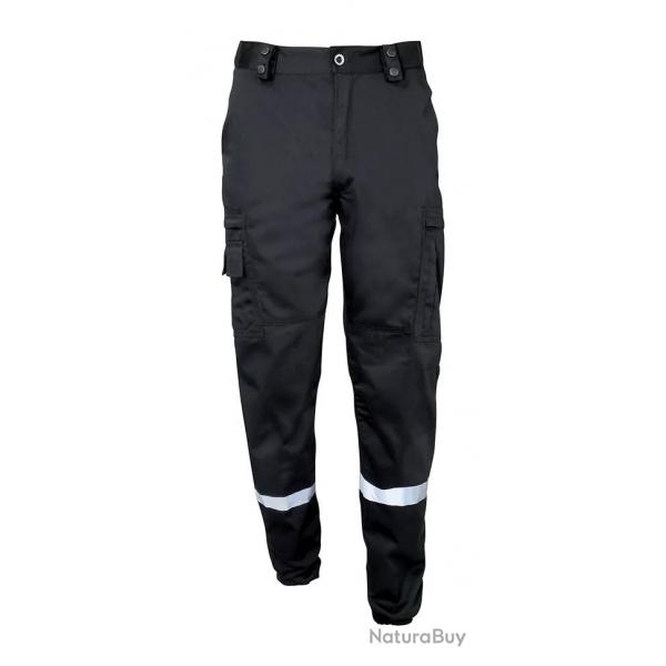 Pantalon Action Cityguard Bande rtro rflchissantes noir