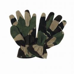 Gants polaire camo Percussion