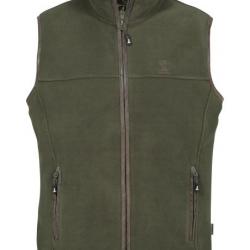 Gilet Percussion Polaire Scotland Kaki 4 Poches-M