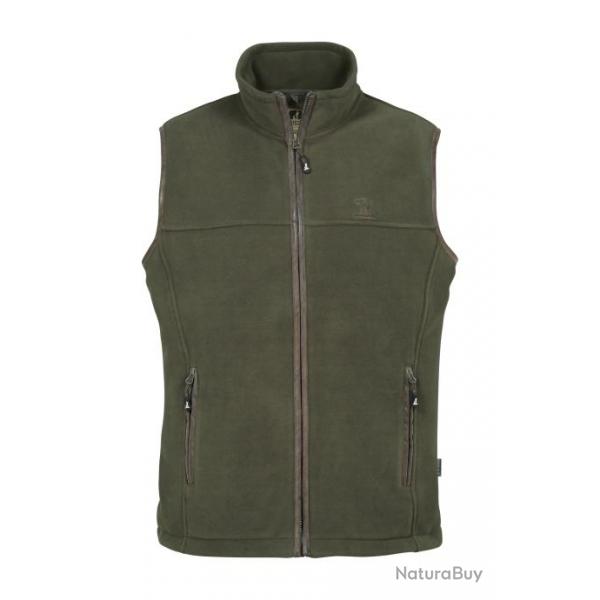 Gilet Percussion Polaire Scotland Kaki 4 Poches