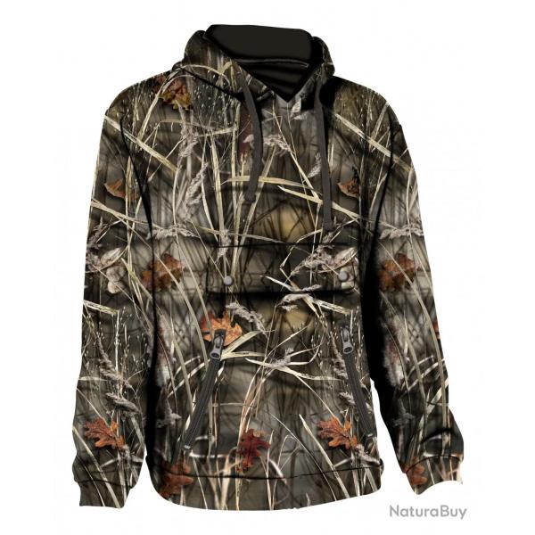 Sweat Shirt  Capuche Ghostcamo Percussion Wet