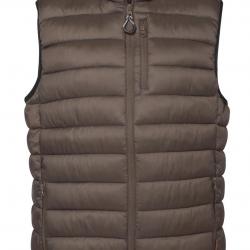 Gilet Percussion Matelassé Trekking Gris Marron-XL
