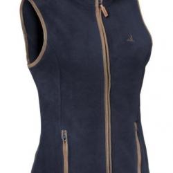 Gilet Percussion Polaire Scotland Marine Pour Femme