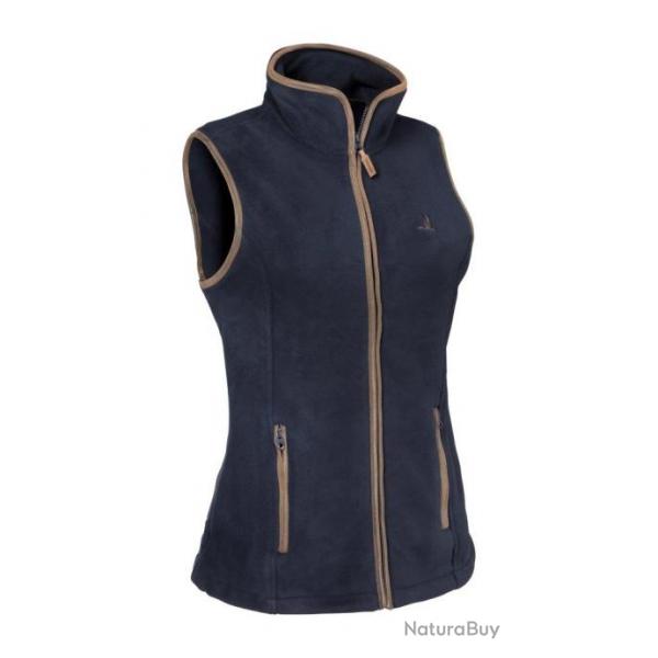 Gilet Percussion Polaire Scotland Marine Pour Femme