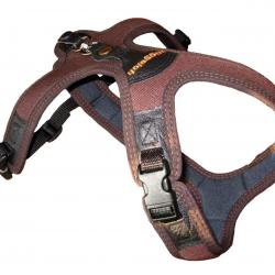 Niggeloh - Harnais Light S marron - cou 35 cm / ventre 39-63 cm