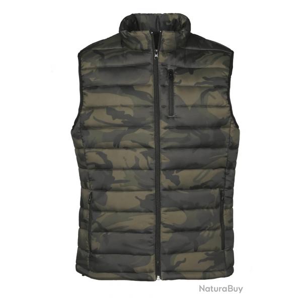 Gilet matelass Camo Kaki Trek Percussion