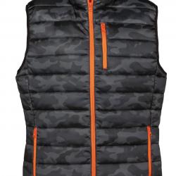 Gilet matelassé Camo Gris Trek Percussion