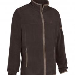 Blouson Polaire Scotland Marron Percussion