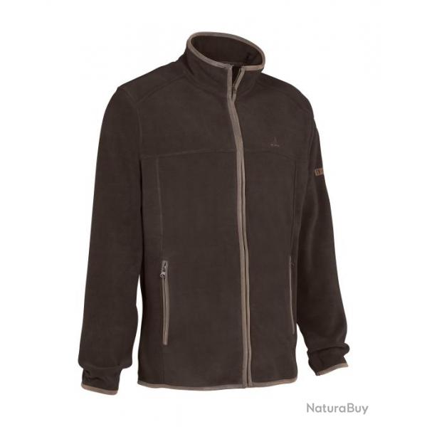 Blouson Polaire Scotland Marron Percussion