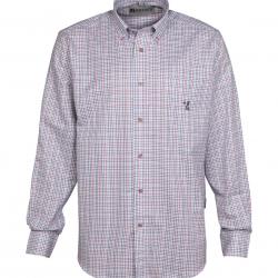 Chemise Petits Carreaux Rouge Percussion