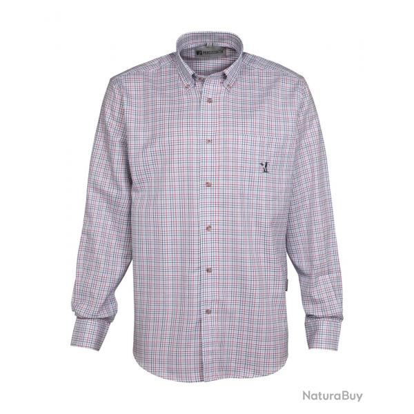 Chemise Petits Carreaux Rouge Percussion