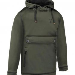 Sweat Shirt Kaki A Capuche Pour Enfant Avec Capuche