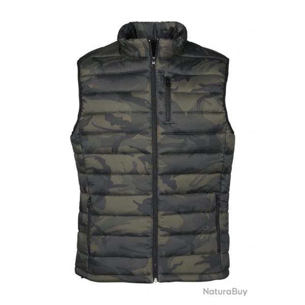 Gilet Percussion Matelass Camo Trek Enfant