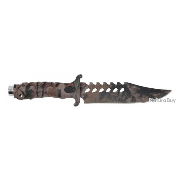 Couteau Camo Stepland Lame Fixe