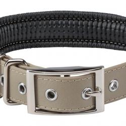 Collier Doublé Stepland 60 Cm Pour Chien-taupe