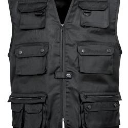 Gilet Reporter Uni Noir Idaho
