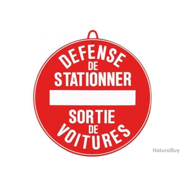 Panneau Dfense De Stationner 28 Cm Rouge