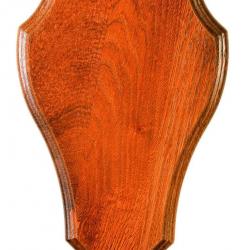 Ecusson Chevreuil Januel En Chêne Doré 30 x 18 cm