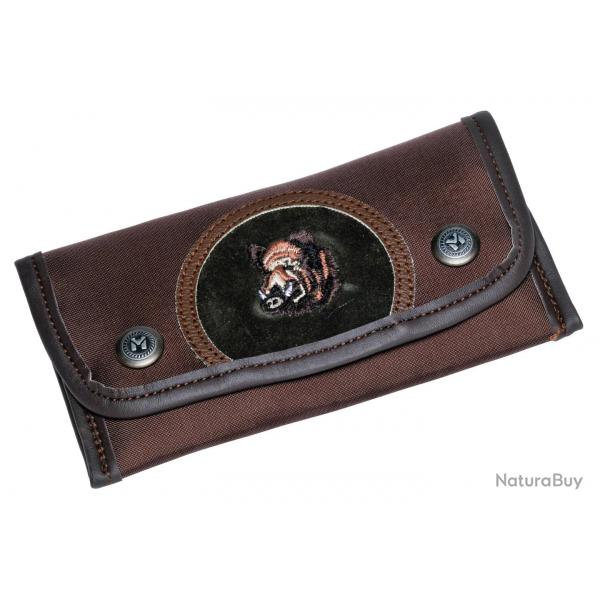 Pochette Januel Pour Balles Broderie Sanglier