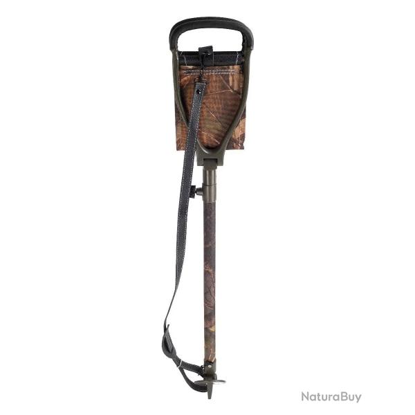 Canne Sige Avec Bretelle Et Assise En Cuir