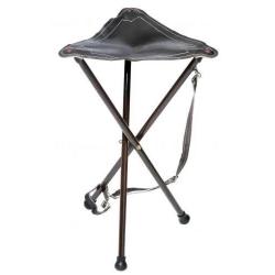 Trépied Januel En Métal 65 cm Dessus Croûte Marron