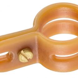 Bagues D'Attaches En Plastique Pour Oie Diamètre 18 MM-marron
