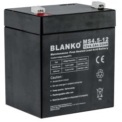Batterie Rechargeable MS4,5-12 12 Volts Pour Agrainoir