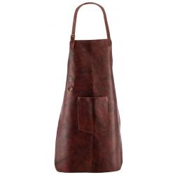Tablier D'Atelier En Cuir Taille Unique