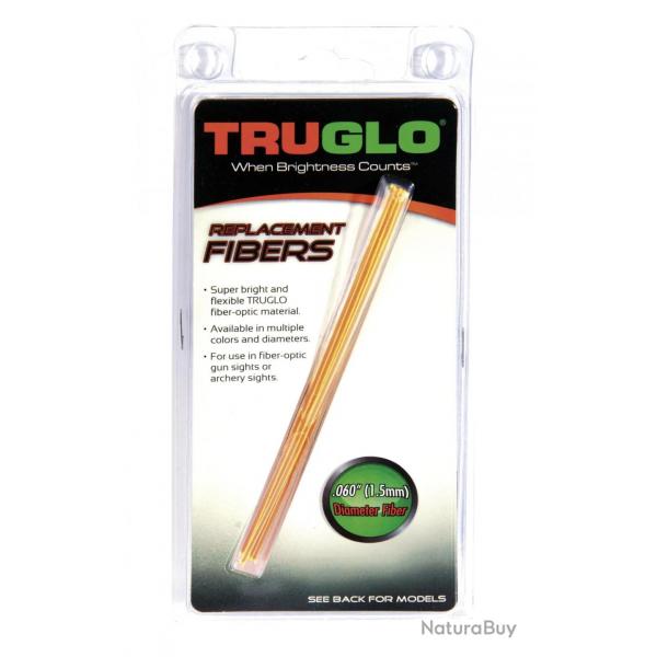 Set De 5 Fibres Optiques Fluo Bicolores Truglo-2 mm