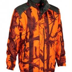 Veste De Chasse Coupe Vent Et Chaude Percussion Camo Blaze-M