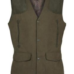 Gilet De Chasse Percussion Rambouillet Kaki