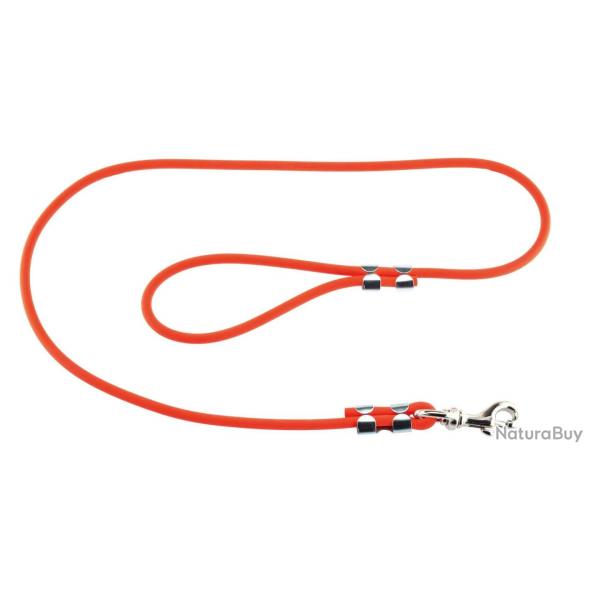 Laisse Biothane Orange Tubulaire Pour Chiens Helen Baud