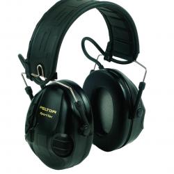Casque De Chasse Anti-bruit Peltor Sporttac Noir et Rouge