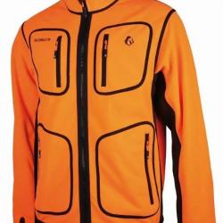 Veste Polaire Réversible Femme Somlys 487LADY Orange Marron
