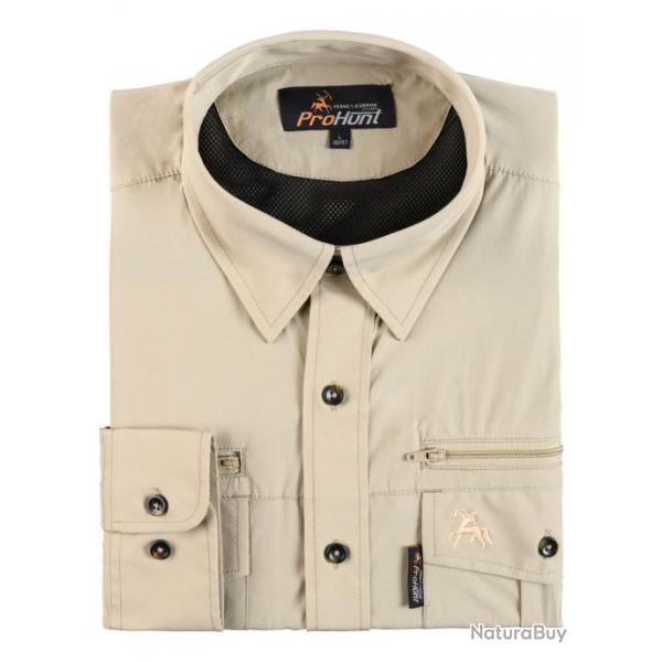 Chemise de chasse ProHunt Antitic Grouse Beige