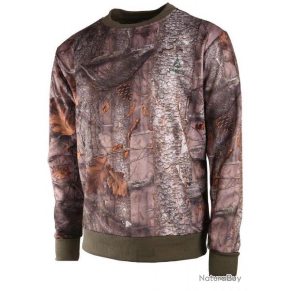 Sweat De Chasse Polaire Treeland Camouflage Forest