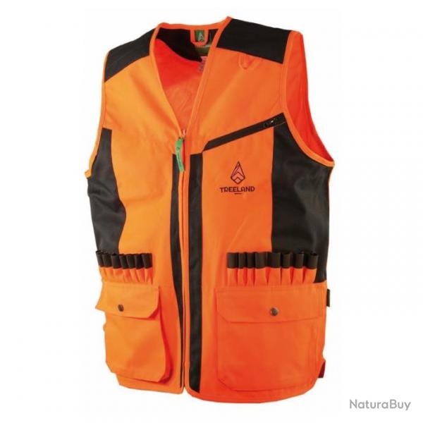 Gilet De Chasse Resistant Treeland Orange - 3XL