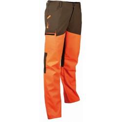 Pantalon De Chasse Anti ronce Treeland Resist Orange